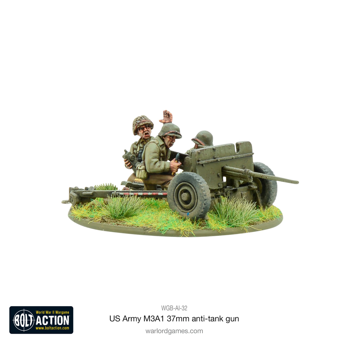 Bolt Action - US Army M3A1 37mm Anti-Tank Gun
