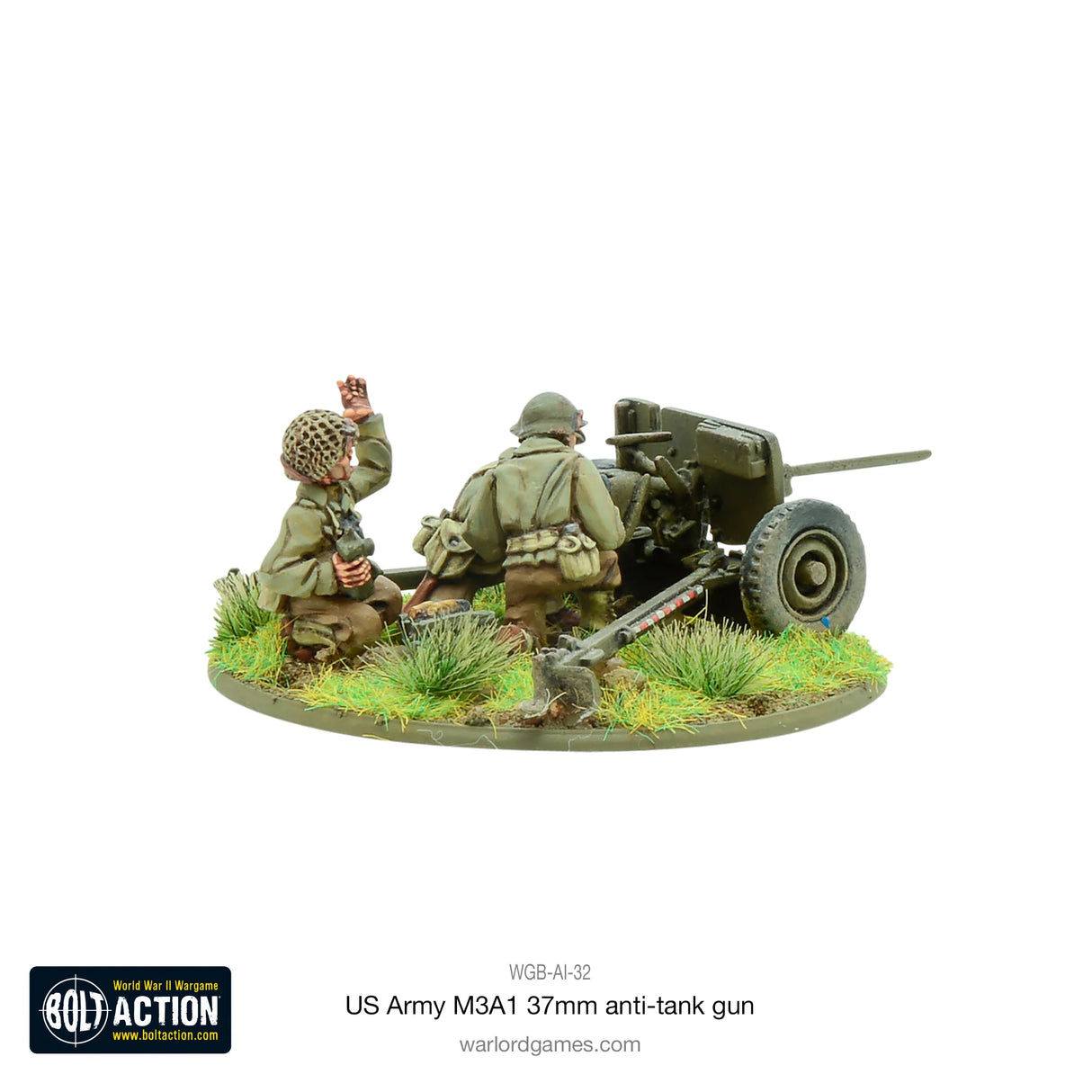 Bolt Action - US Army M3A1 37mm Anti-Tank Gun