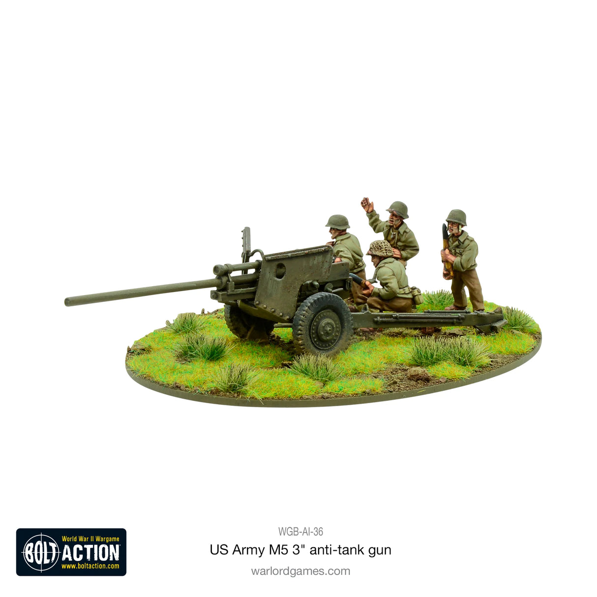 Bolt Action - US Army M5 3" Anti-Tank Gun