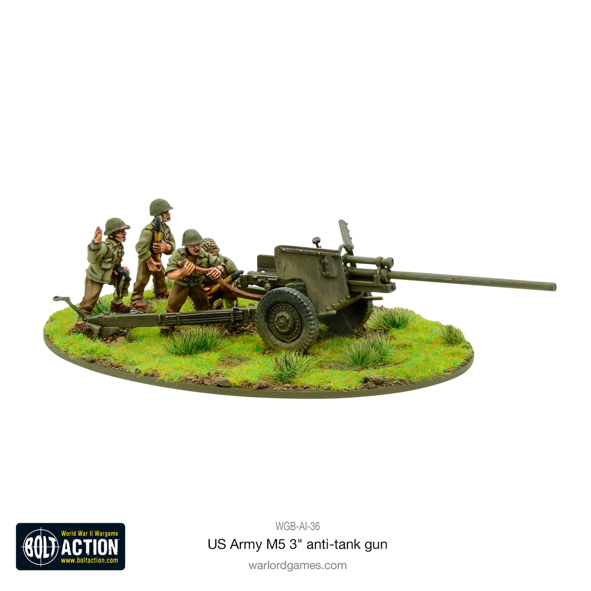 Bolt Action - US Army M5 3" Anti-Tank Gun