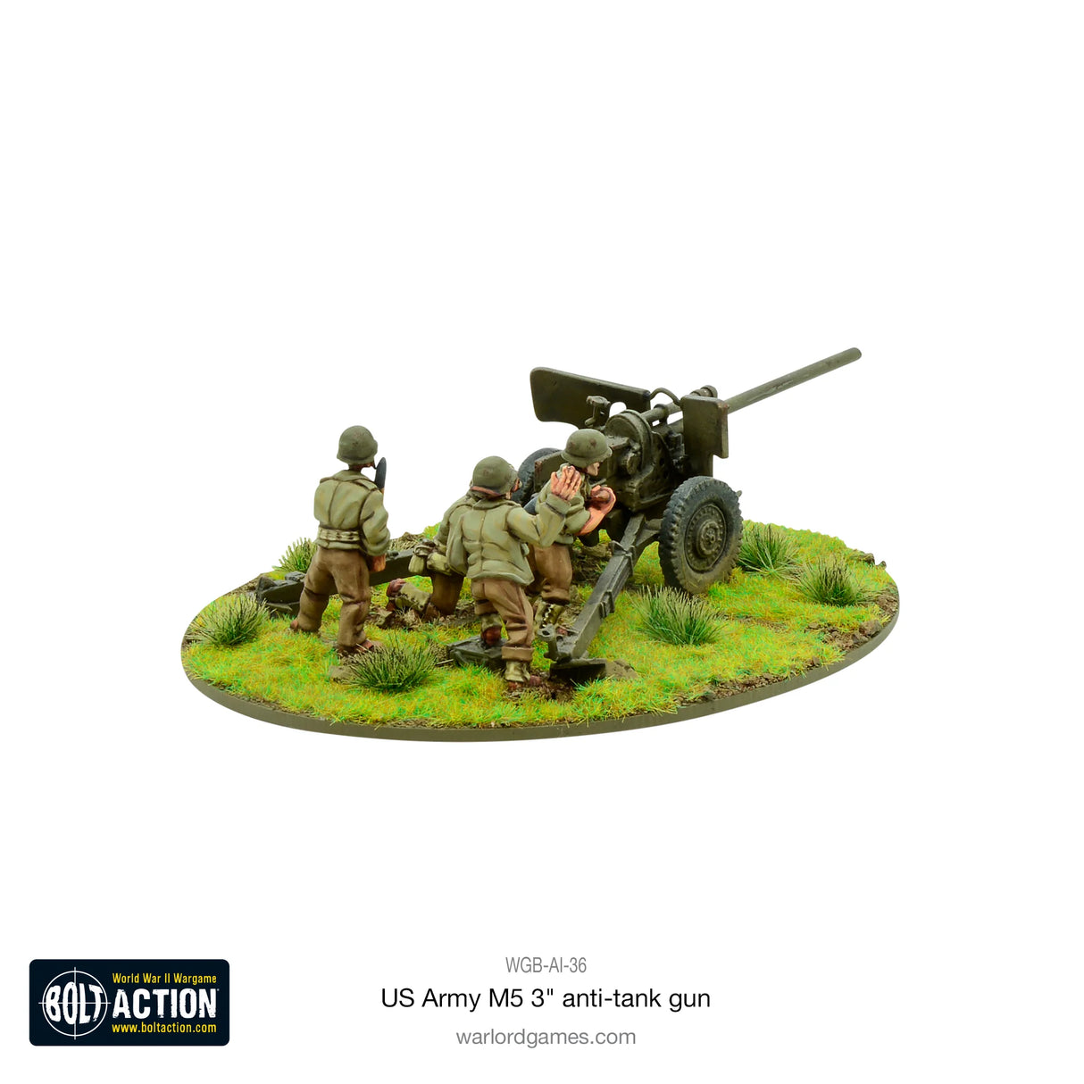 Bolt Action - US Army M5 3" Anti-Tank Gun