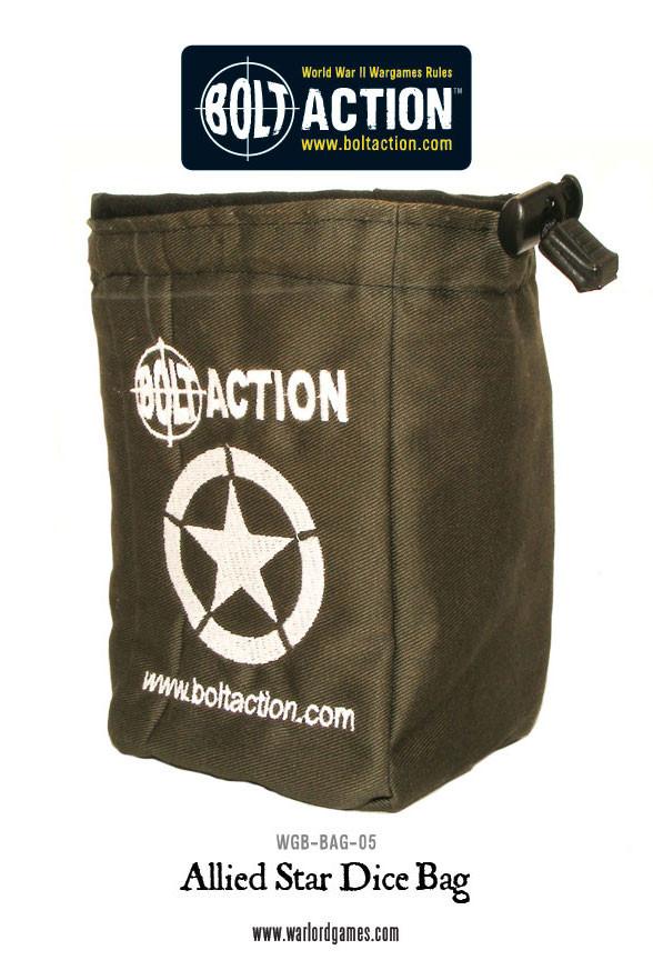 Bolt Action - Dice Bag: Allied Star