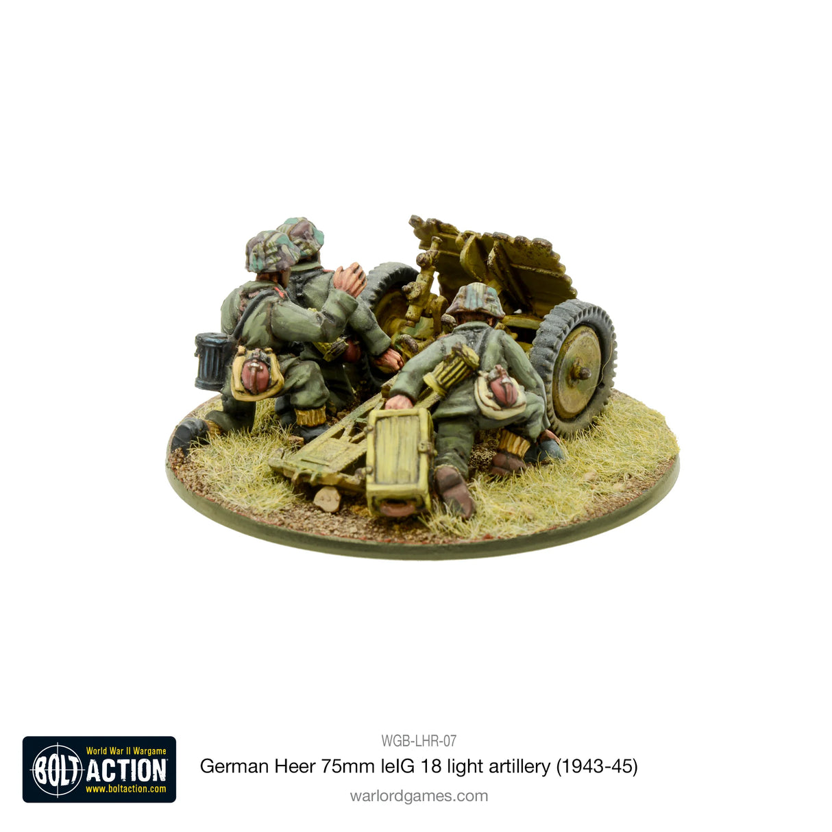Bolt Action - German Heer 75mm Le.IG 18 Light Artillery (1943-45)