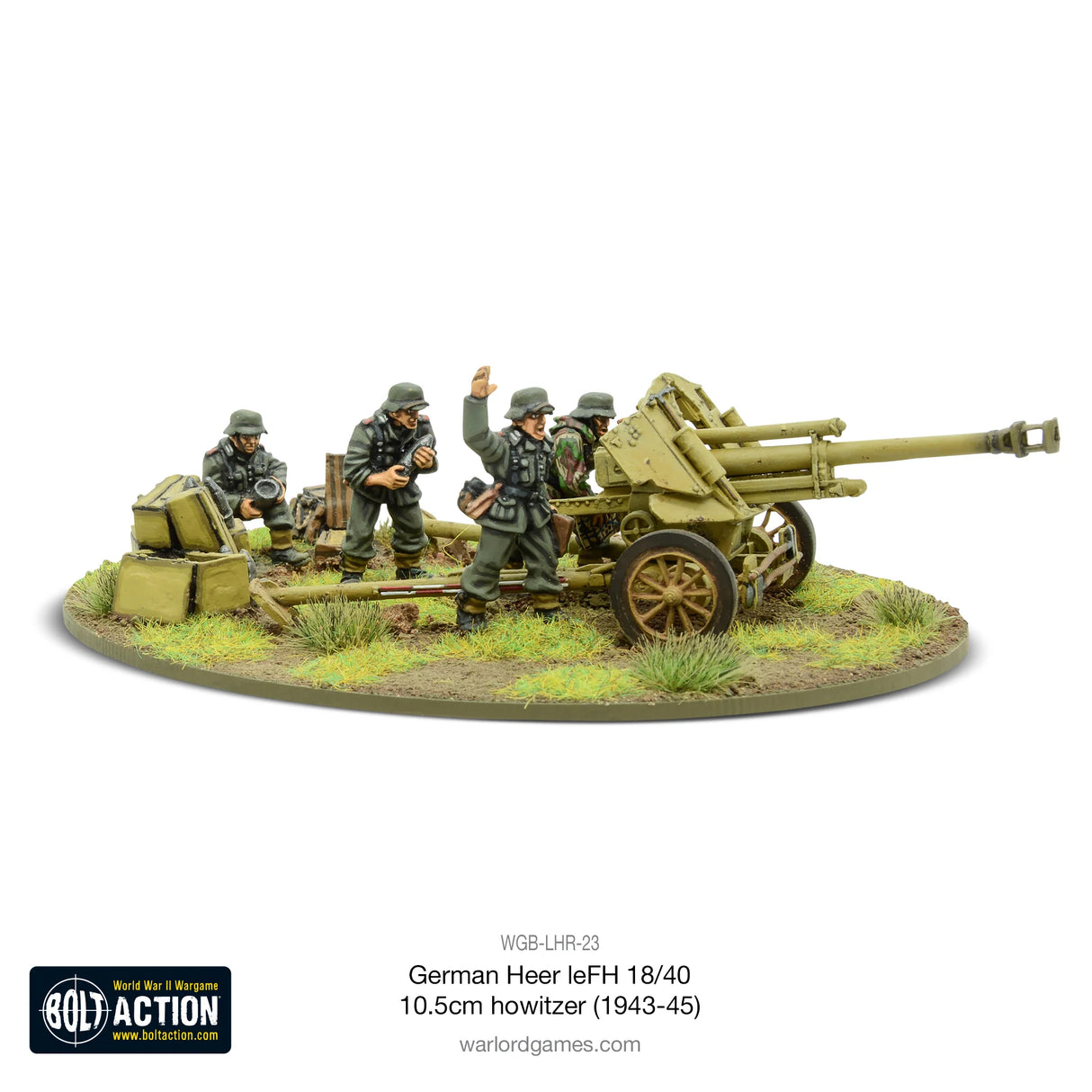 Bolt Action - German Heer LeFH 18/40 10.5cm Howitzer (1943-45)