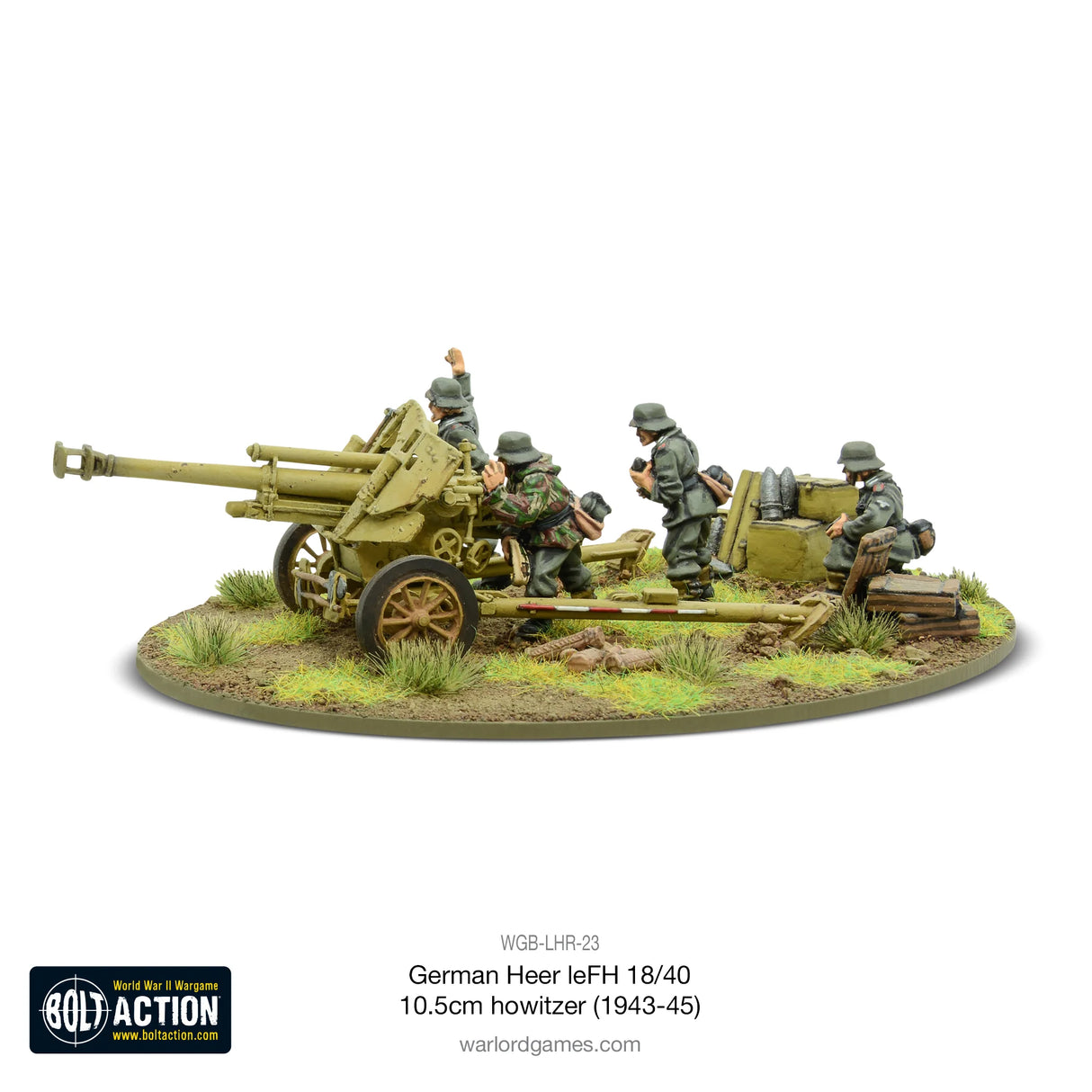 Bolt Action - German Heer LeFH 18/40 10.5cm Howitzer (1943-45)