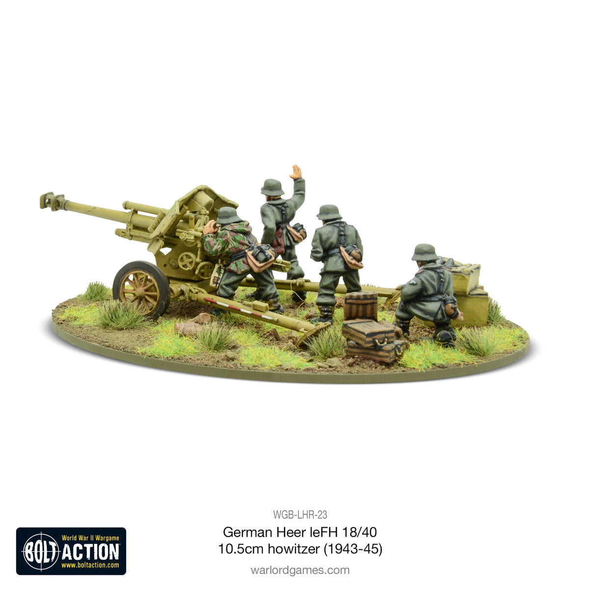 Bolt Action - German Heer LeFH 18/40 10.5cm Howitzer (1943-45)