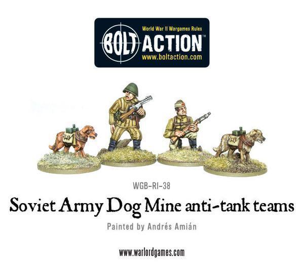 Bolt Action - Soviet Army Dog Mine Anti-Tank Teams