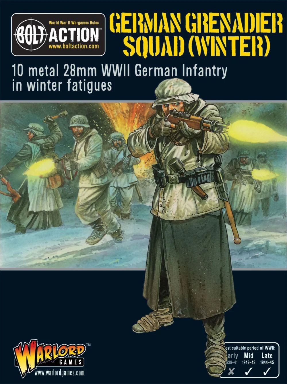 Bolt Action - German Grenadier Squad (Winter)