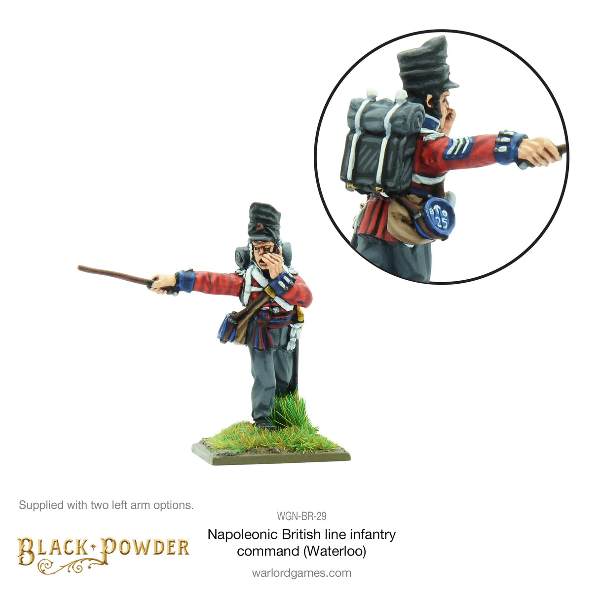 Black Powder - Napoleonic Wars: British Line Infantry Command (Waterloo)