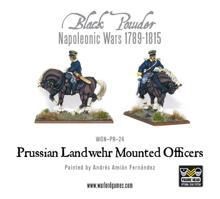Black Powder - Napoleonic Wars: Prussian Landwehr Mounted Officers
