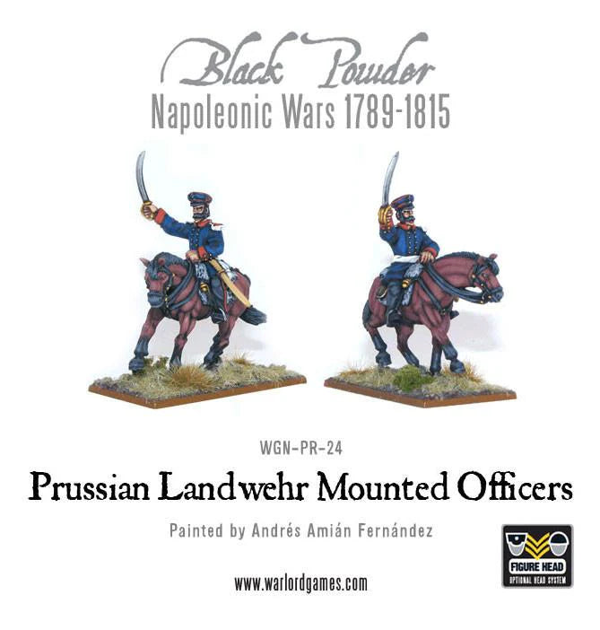 Black Powder - Napoleonic Wars: Prussian Landwehr Mounted Officers