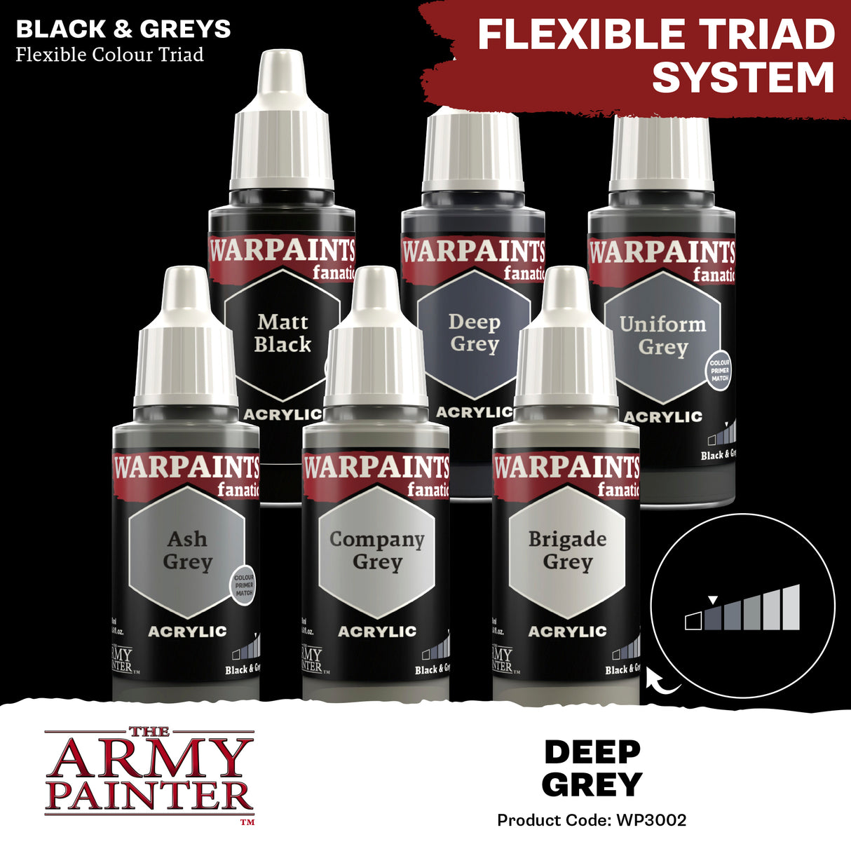 The Army Painter - Warpaints Fanatic: Deep Grey