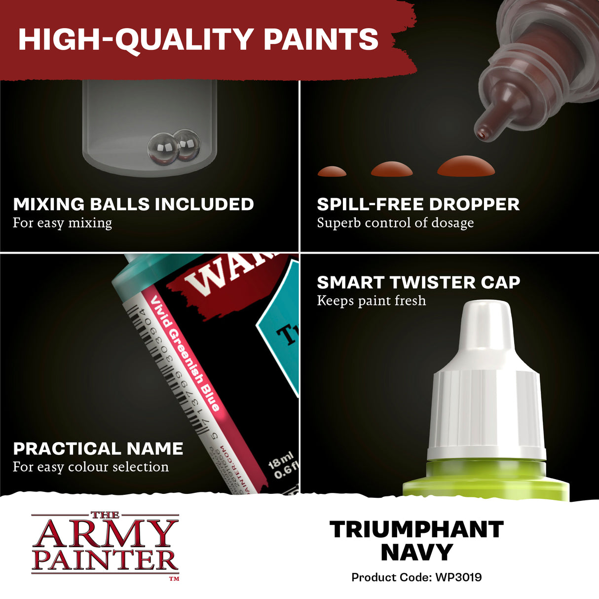 The Army Painter - Warpaints Fanatic: Triumphant Navy