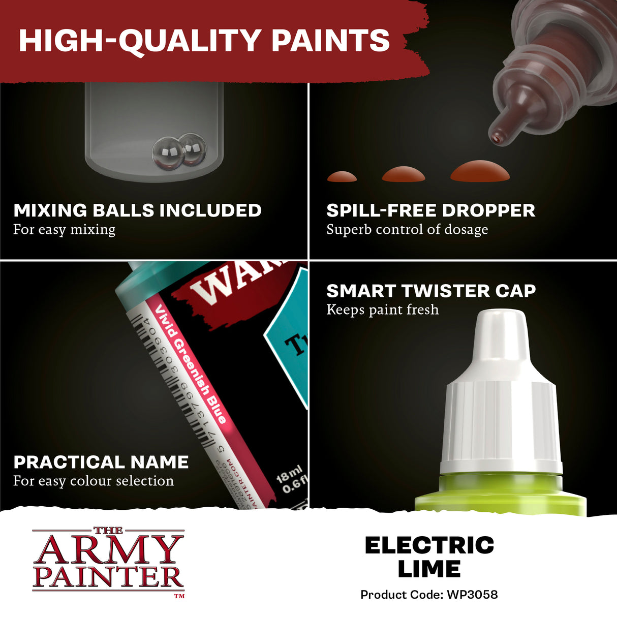 The Army Painter - Warpaints Fanatic: Electric Lime