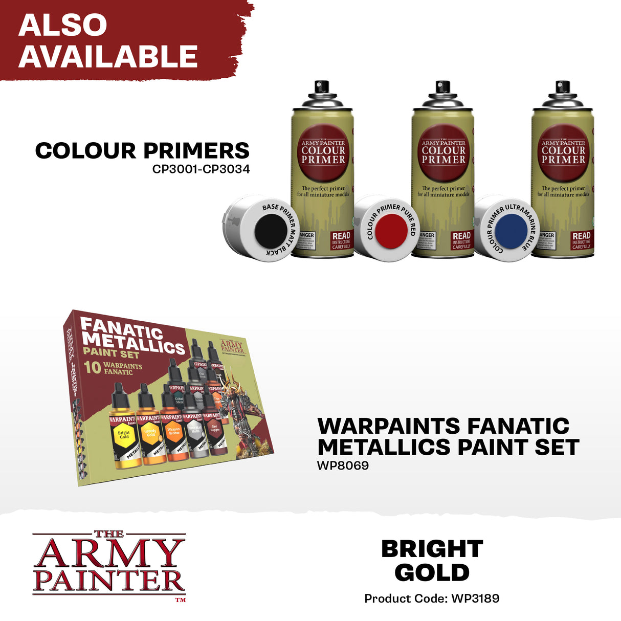 The Army Painter - Warpaints Fanatic Metallic: Bright Gold