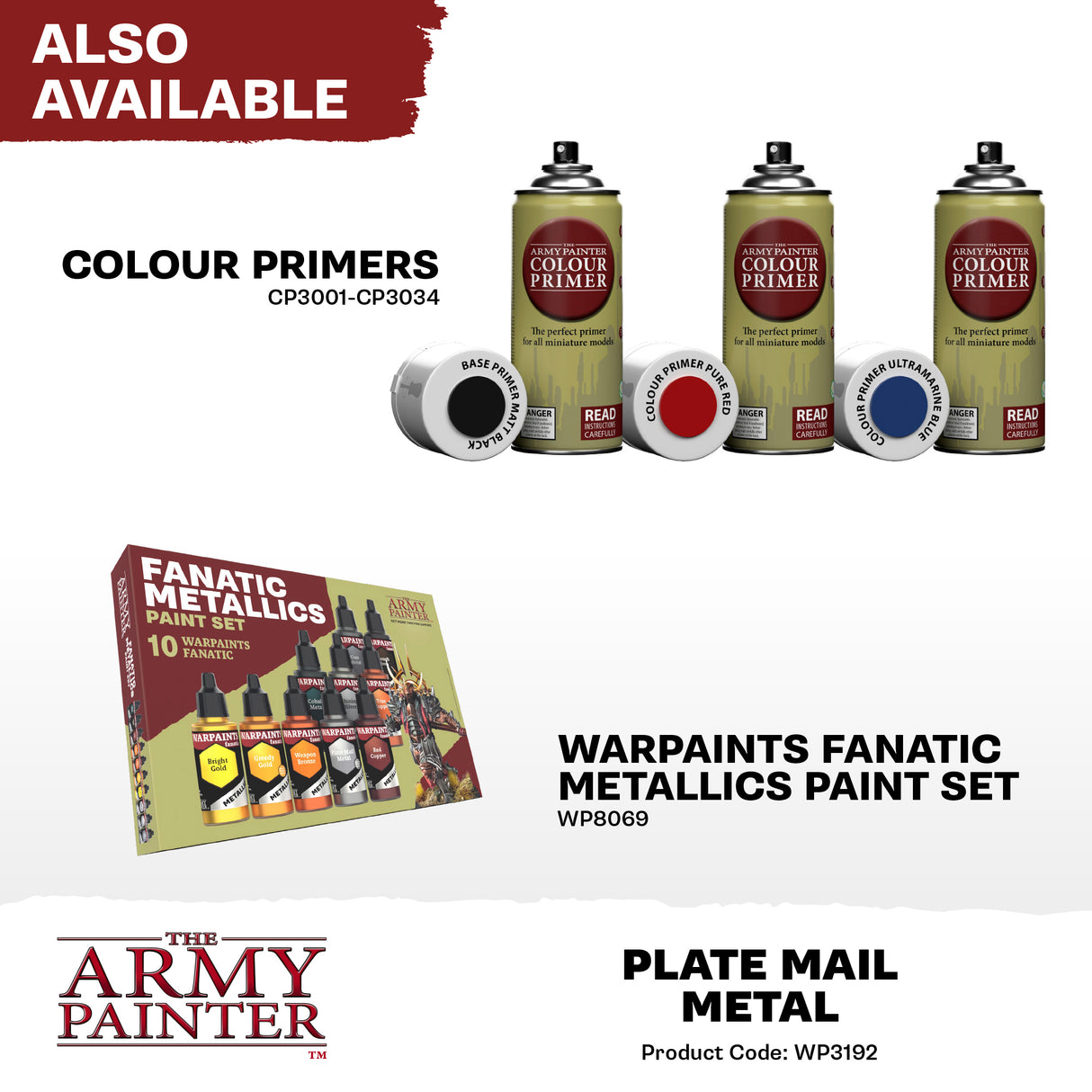The Army Painter - Warpaints Fanatic Metallic: Plate Mail Metal