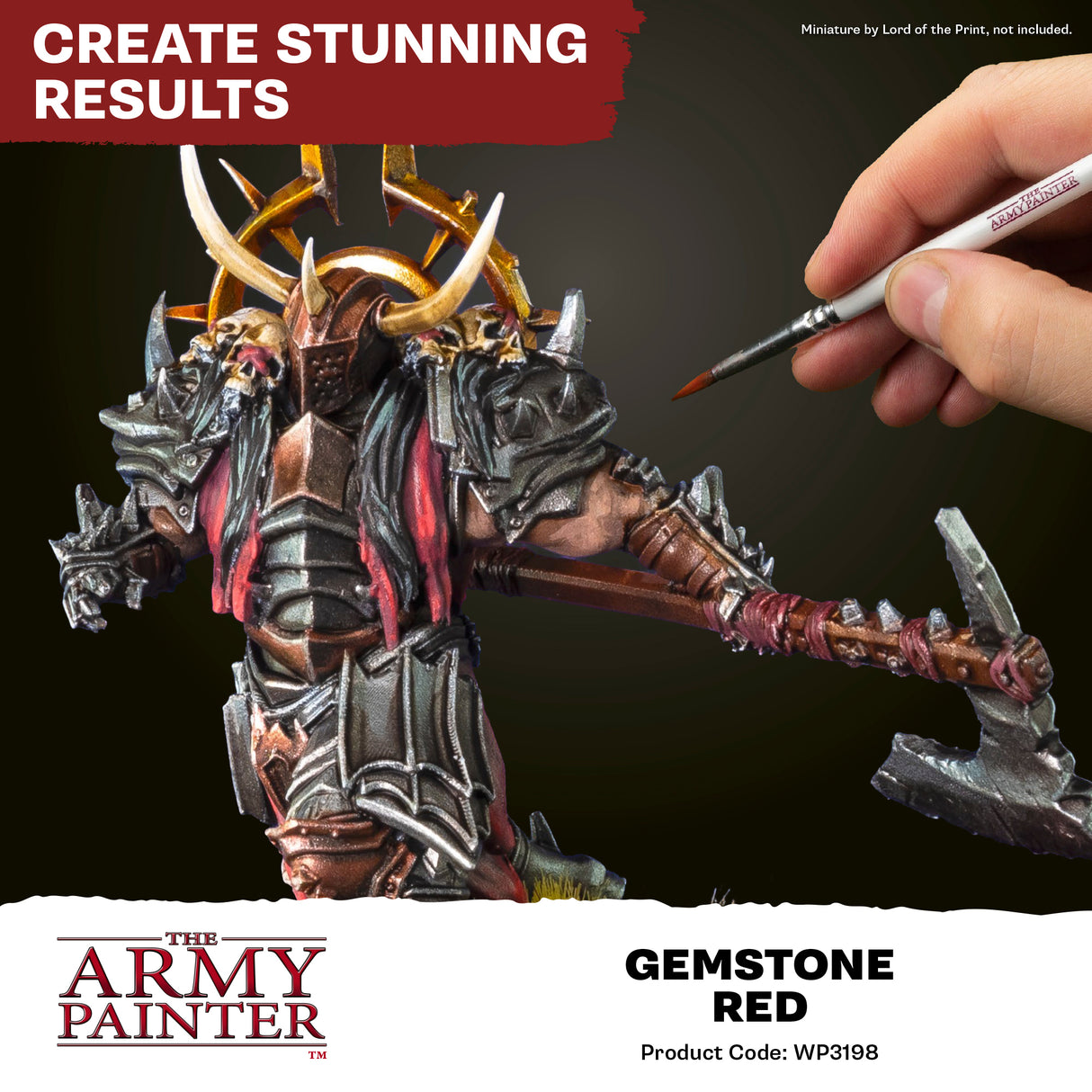 The Army Painter - Warpaints Fanatic Metallic: Gemstone Red