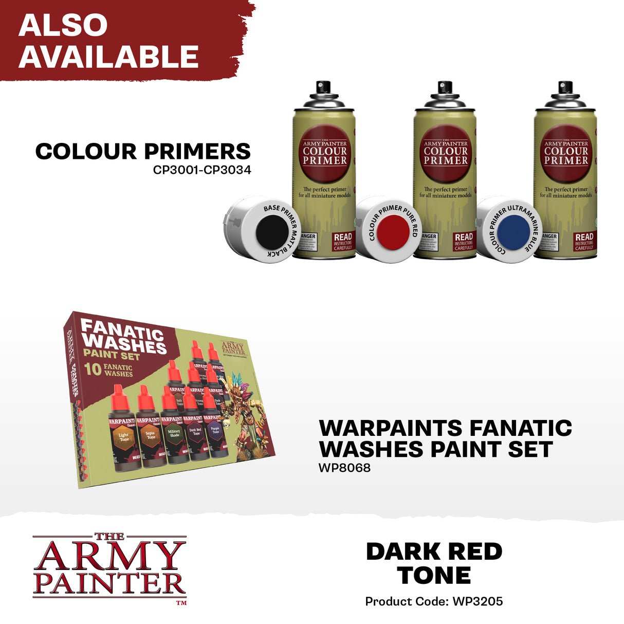 The Army Painter - Warpaints Fanatic Wash: Dark Red Tone