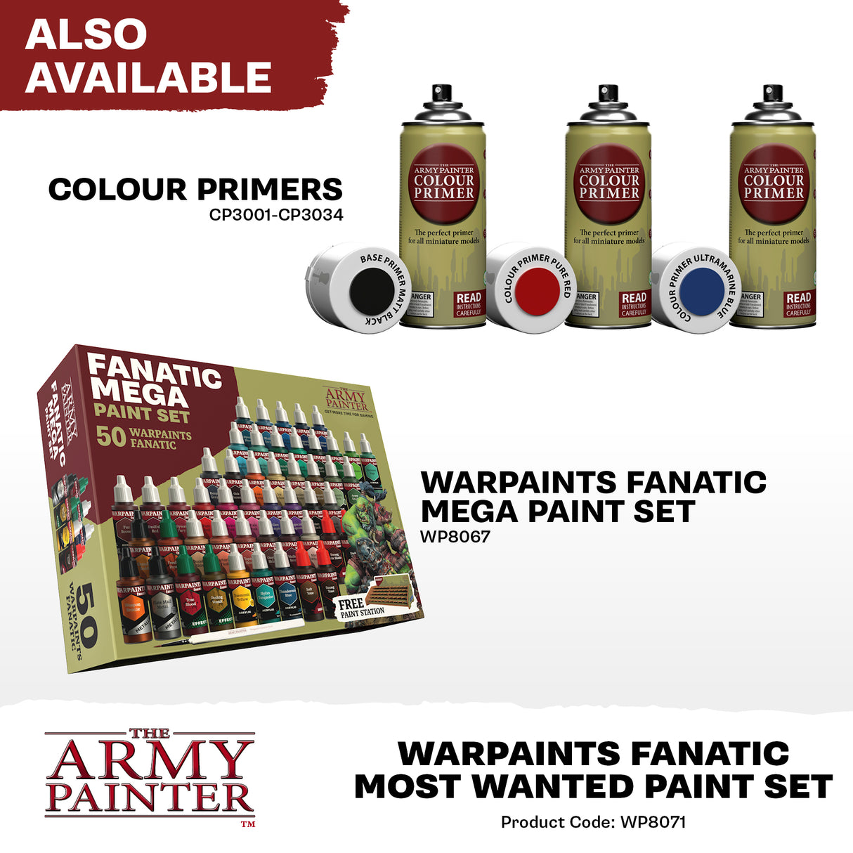 The Army Painter - Warpaints Fanatic: Most Wanted Set