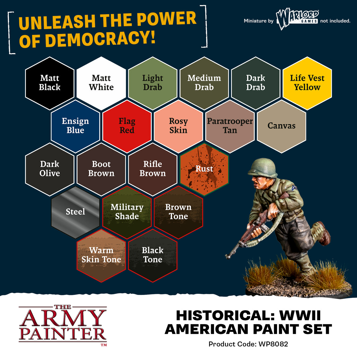 The Army Painter - Historical: World War II American Paint Set