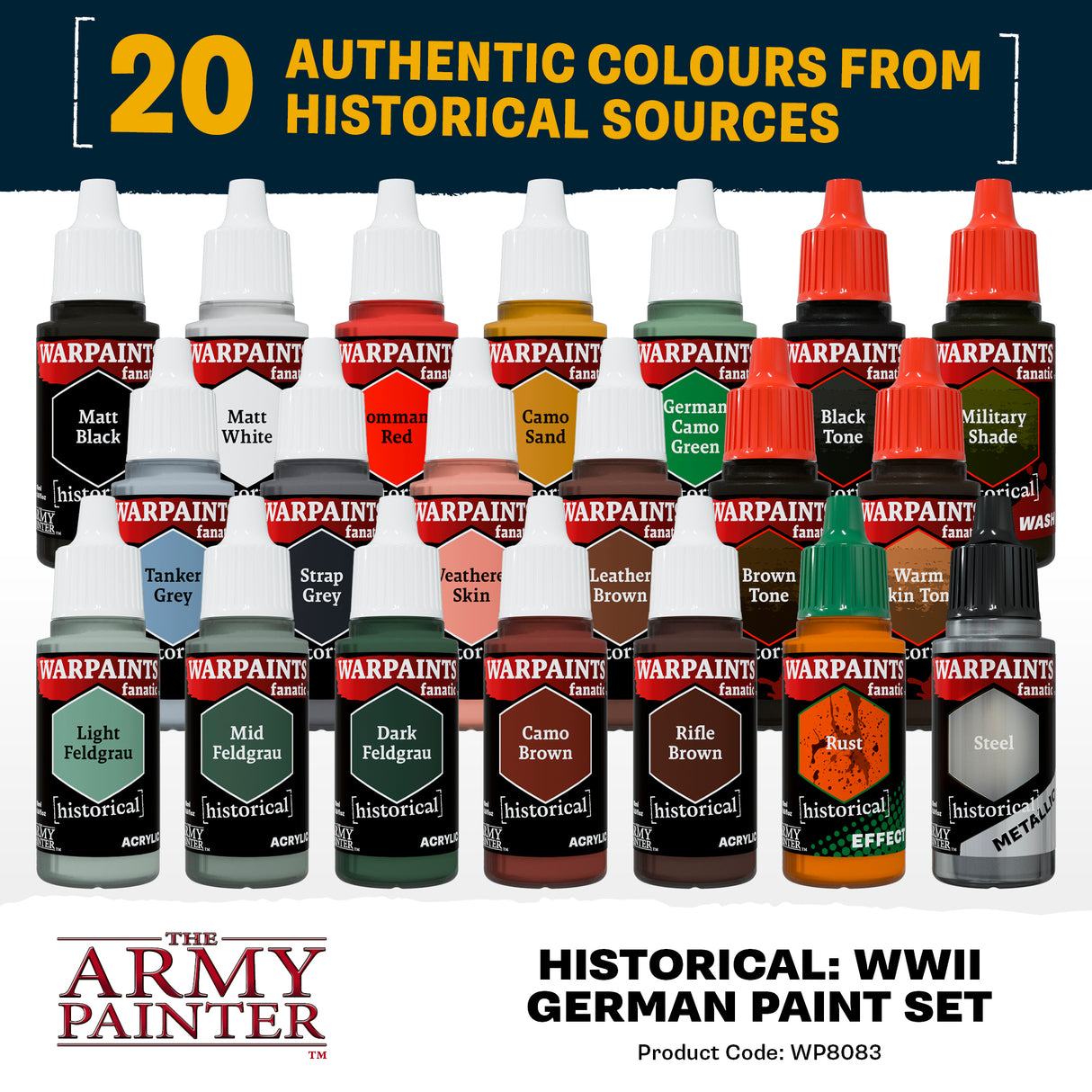 The Army Painter - Historical: World War II German Paint Set