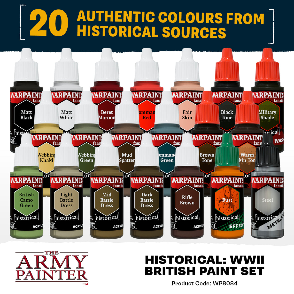 The Army Painter - Historical: World War II British Paint Set