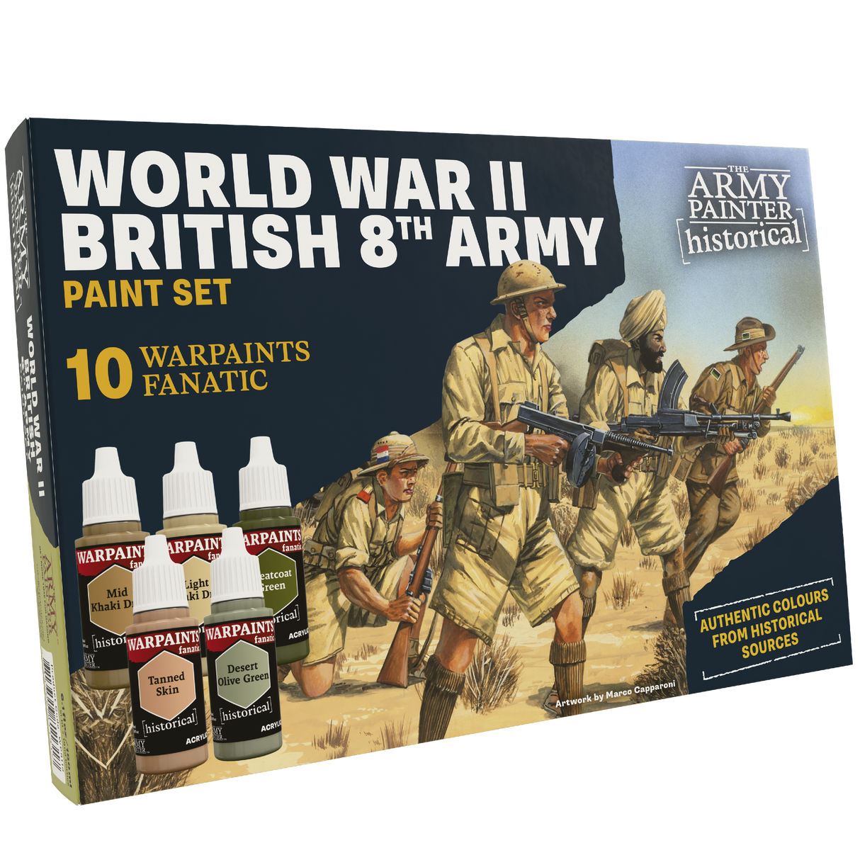 The Army Painter - Historical: World War II British 8th Army Paint Set PRE ORDER