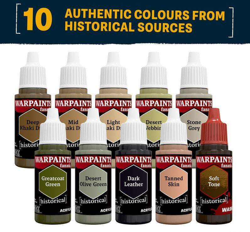 The Army Painter - Historical: World War II British 8th Army Paint Set PRE ORDER