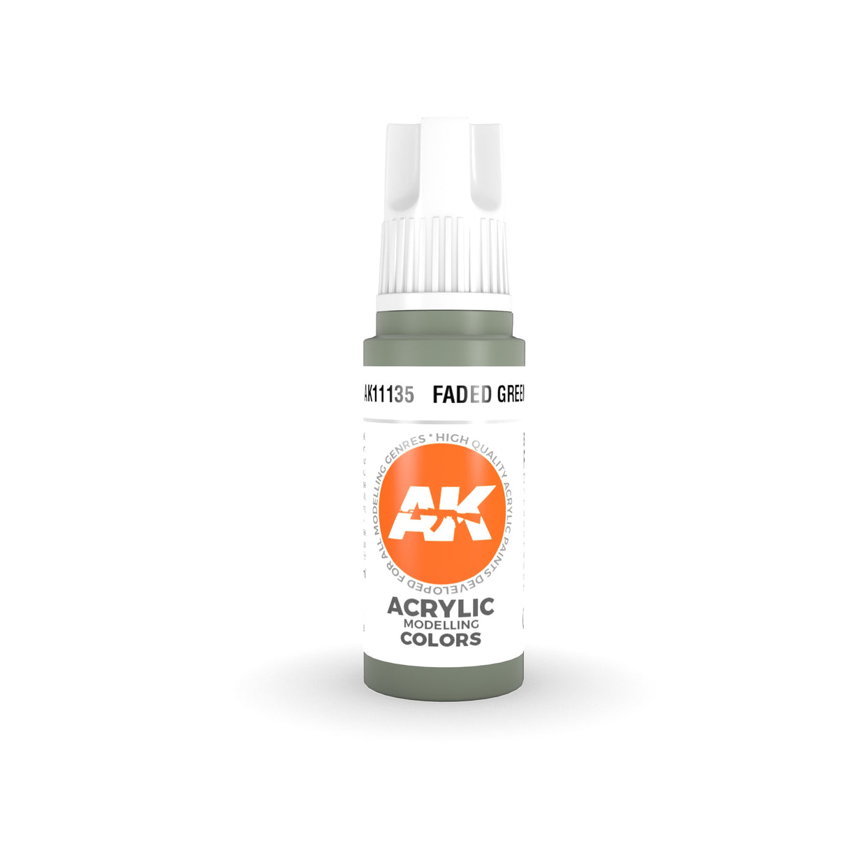 AK Interactive - 3 Gen Acrylics - Faded Green 17ml