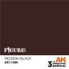 AK Interactive - 3 Gen Figures Acrylics - Reddish Black 17ml