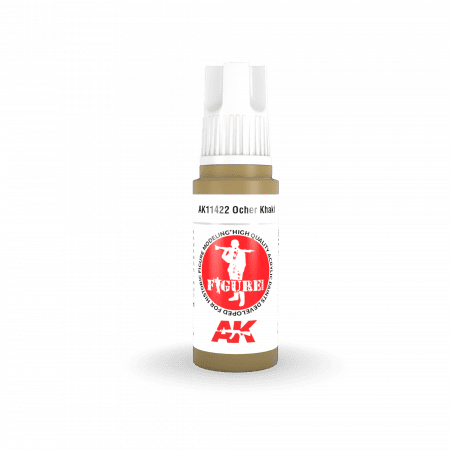 AK Interactive - 3 Gen Figures Acrylics - Ocher Khaki 17ml