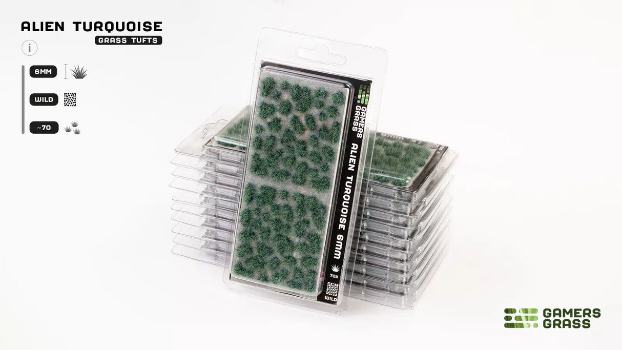 Gamer's Grass - Alien Turquoise (6mm)