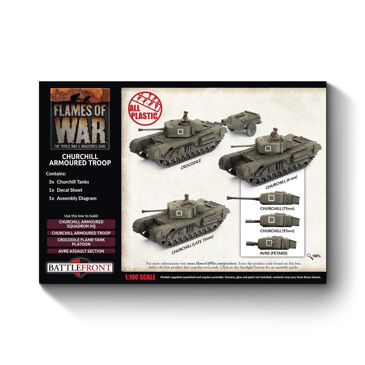 Flames Of War - British: Churchill Armoured Troop