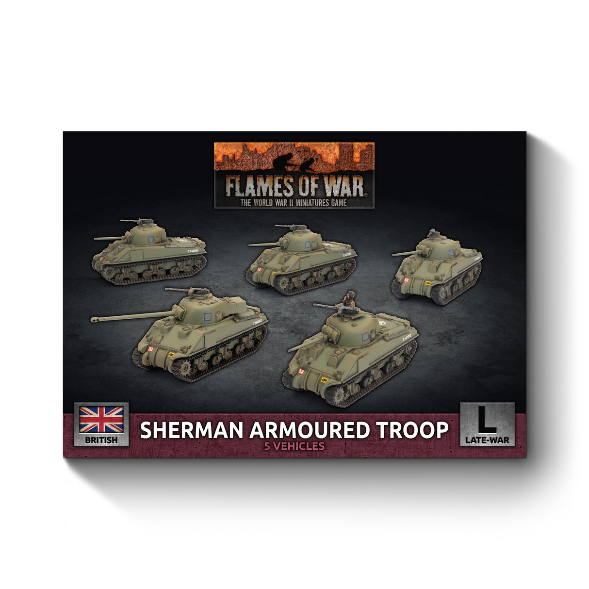 Flames Of War - British: Sherman Armoured Troop