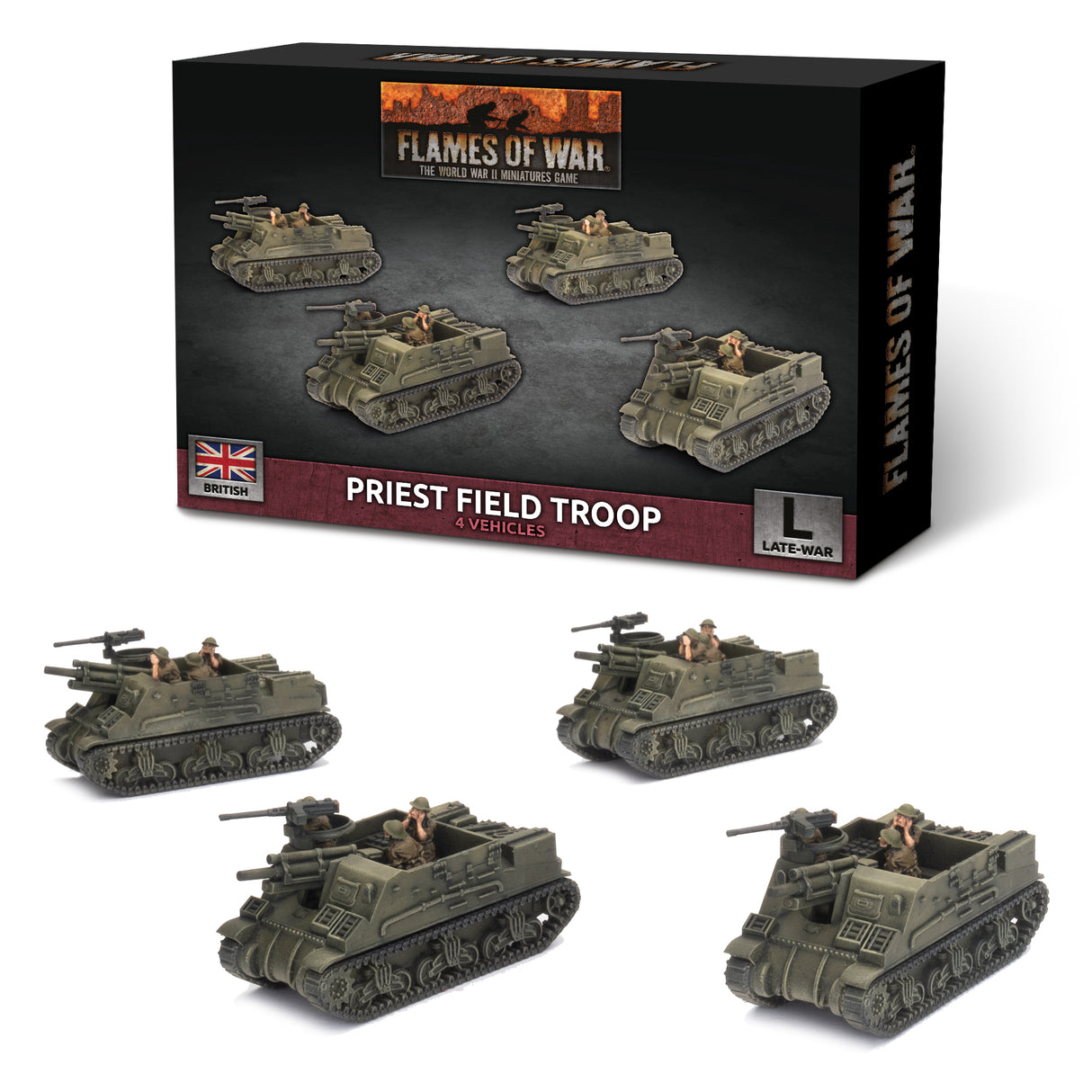 Flames Of War - British: Priest Field Troop