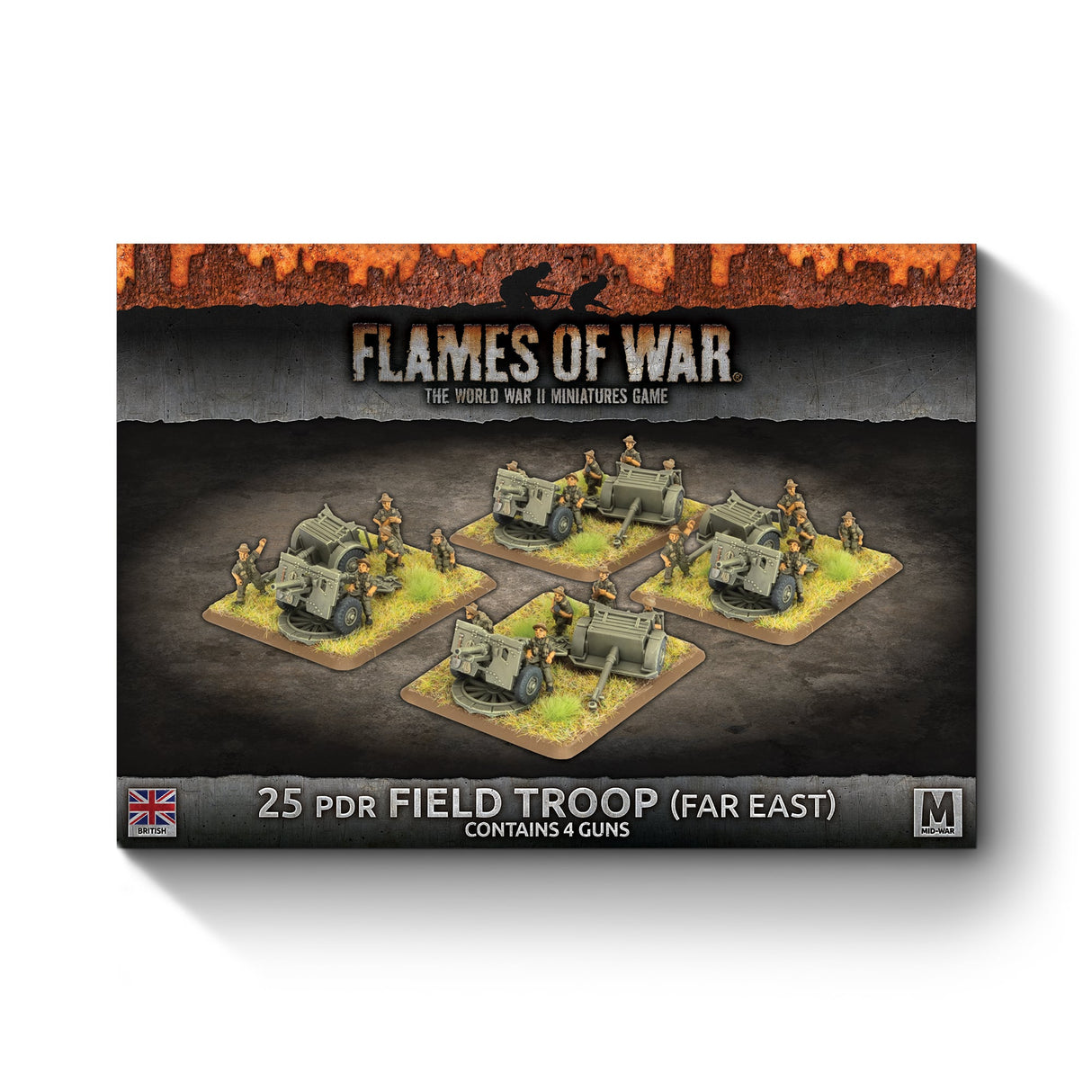 Flames Of War - British: 25 pdr Field Troop (Far East)
