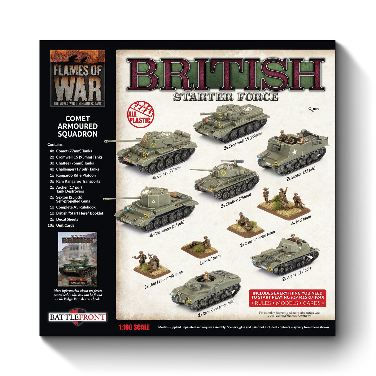 Flames Of War - British Starter Force: Comet Armoured Squadron