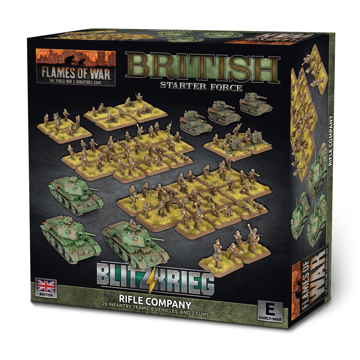Flames Of War - British Starter Force: Rifle Company