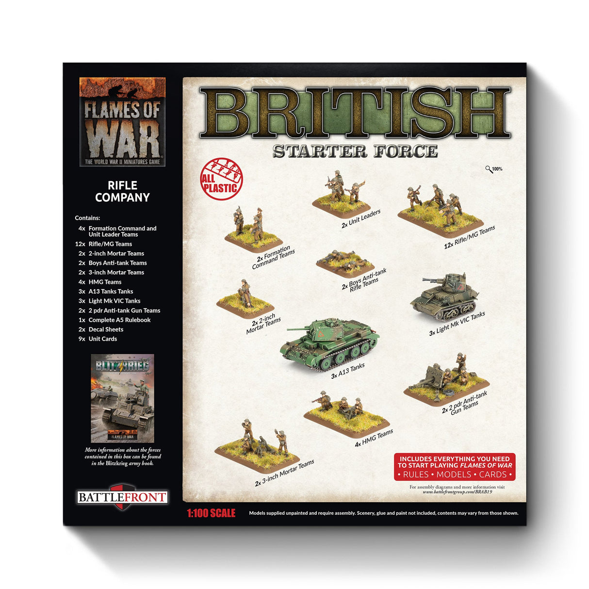 Flames Of War - British Starter Force: Rifle Company