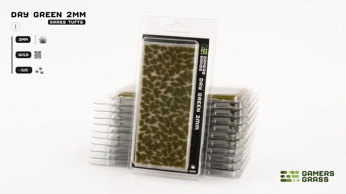 Gamers Grass - Dry Green (2mm)