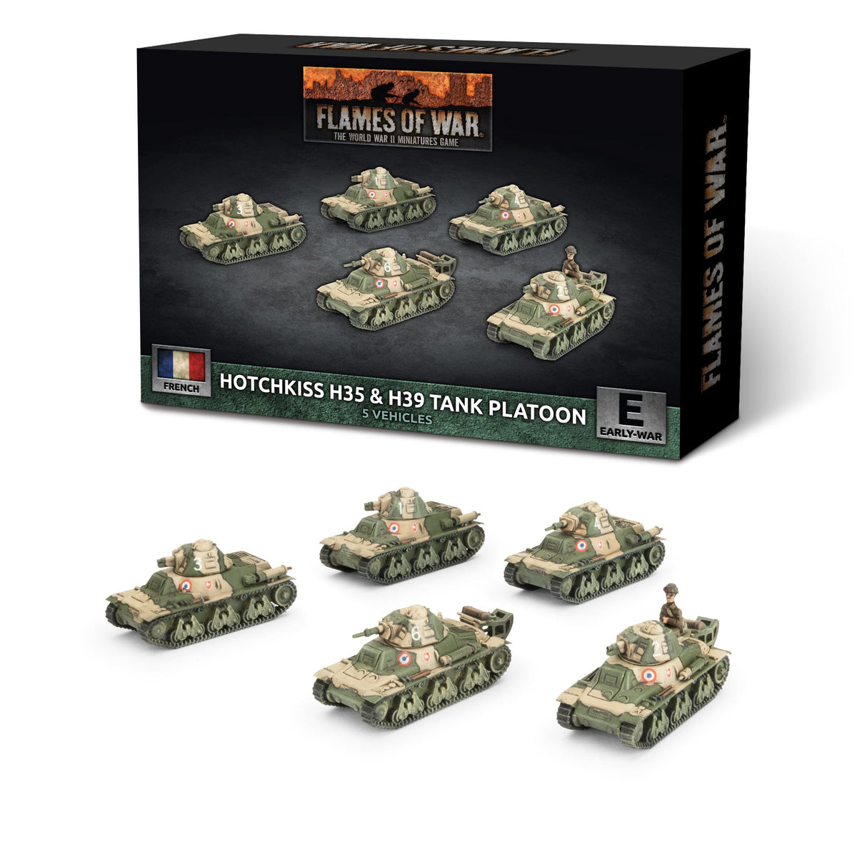 Flames Of War - French: Hotchkiss H35 & H39 Tank Platoon