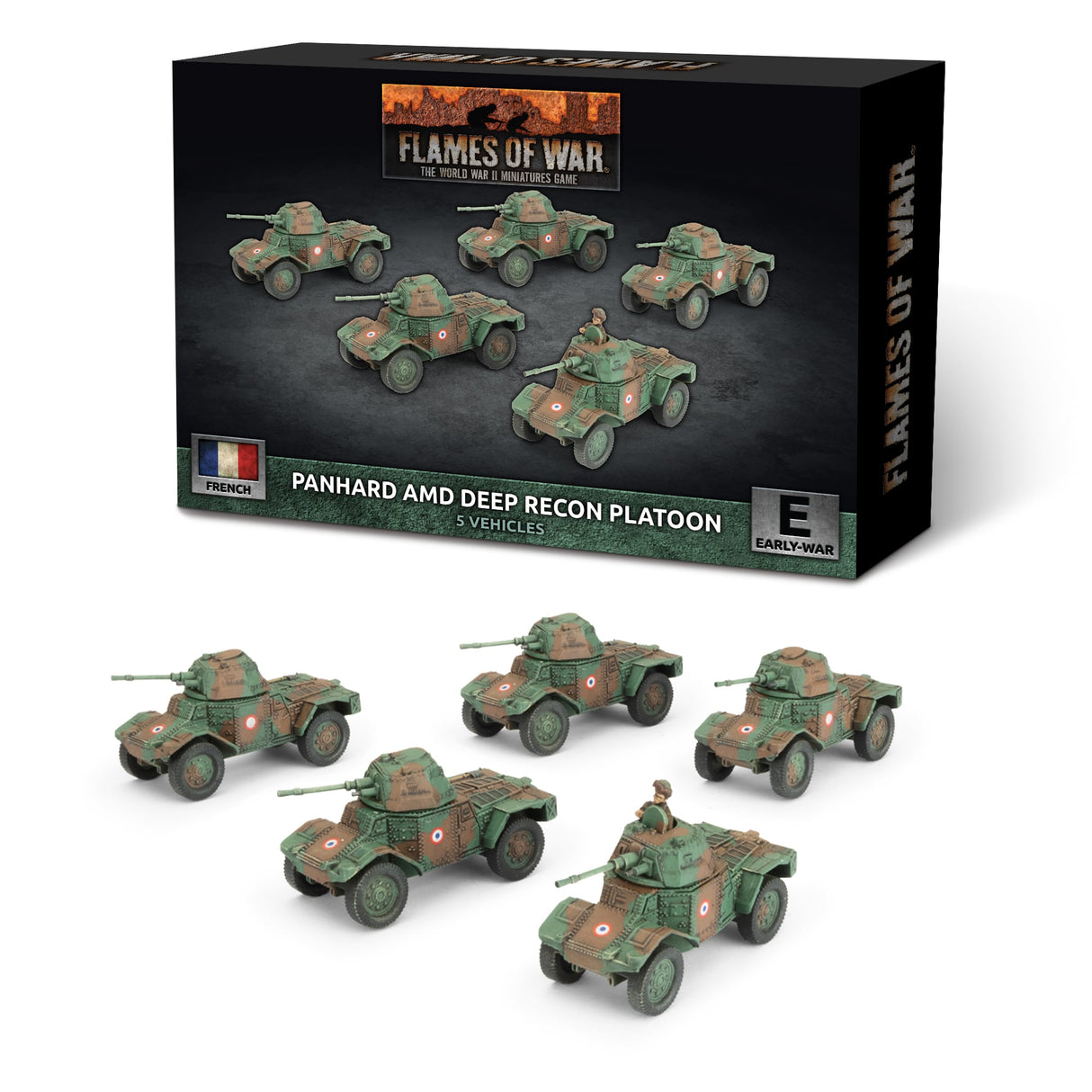Flames Of War - French: Panhard AMD Deep Recon Platoon