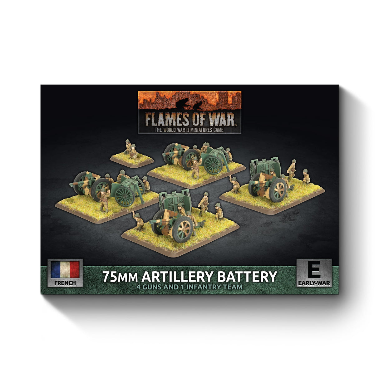 Flames Of War - French: 75mm Artillery Battery