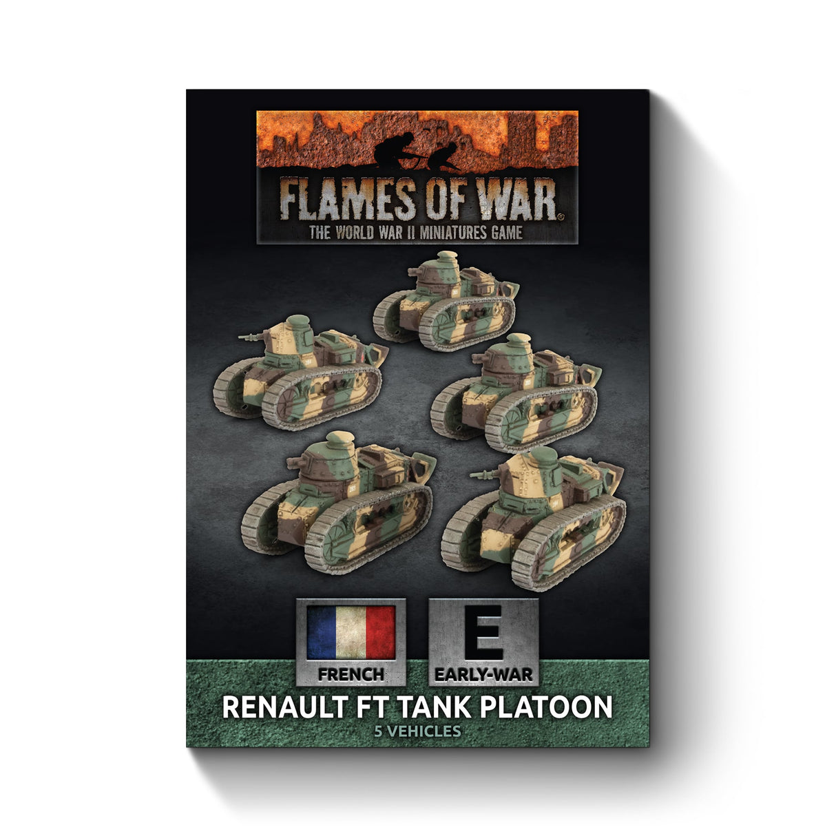 Flames Of War - French: Renault FT Tank Platoon