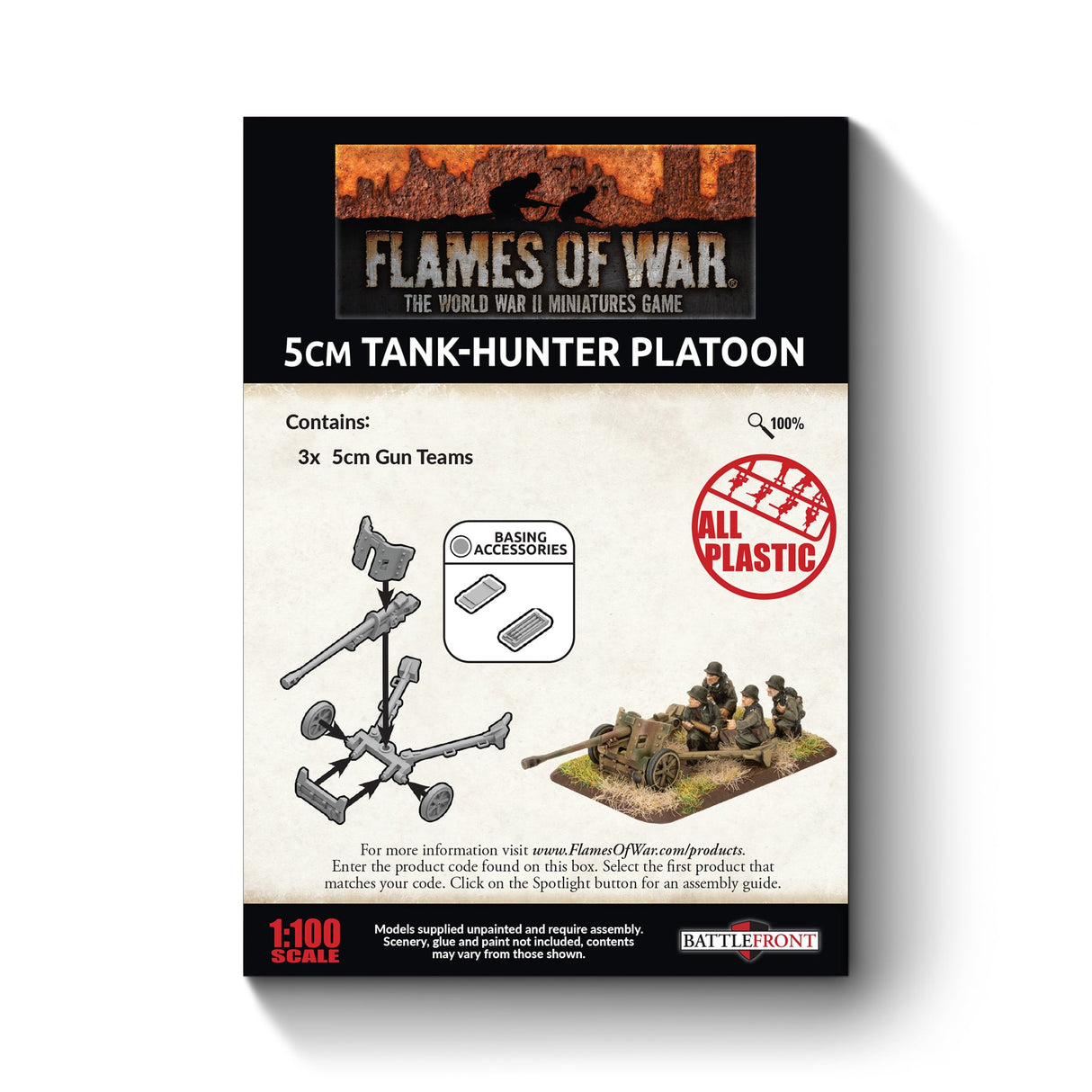 Flames Of War - German: 5cm Tank-Hunter Platoon