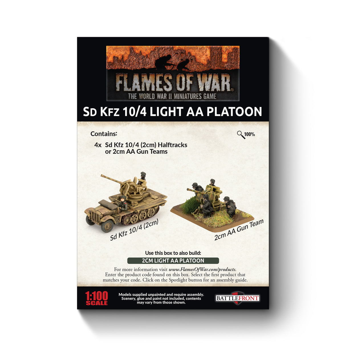 Flames Of War - German: Sd Kfz 10/4 Light AA Platoon