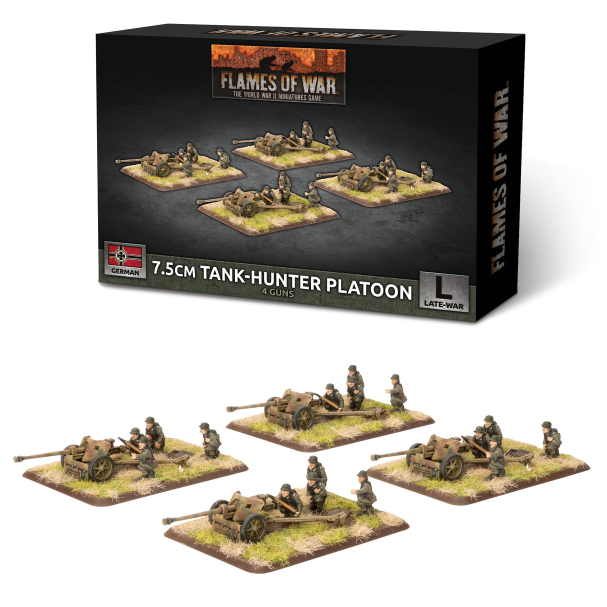 Flames Of War - German: 7.5cm Tank-Hunter Platoon