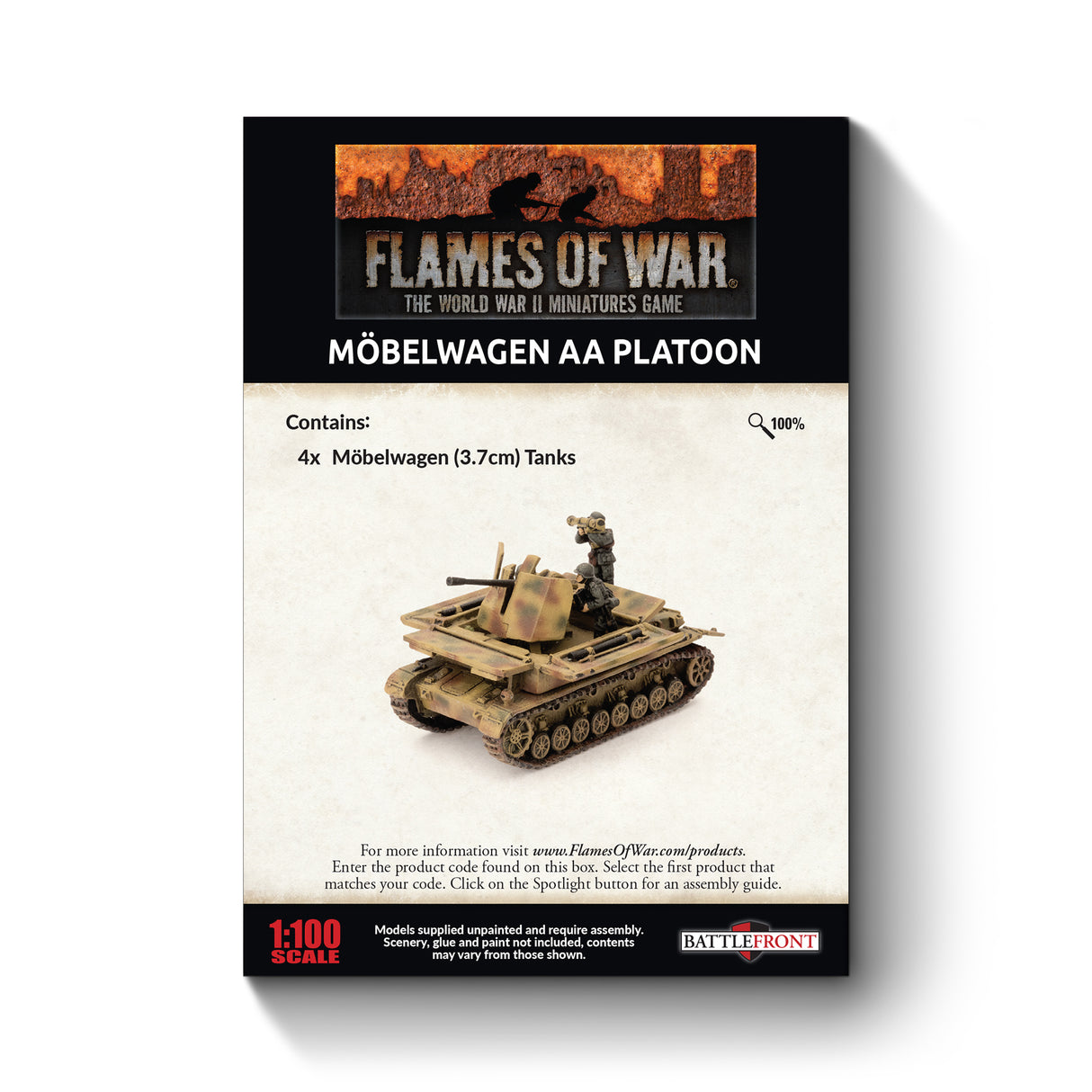 Flames Of War - German: Mobelwagen AA Platoon
