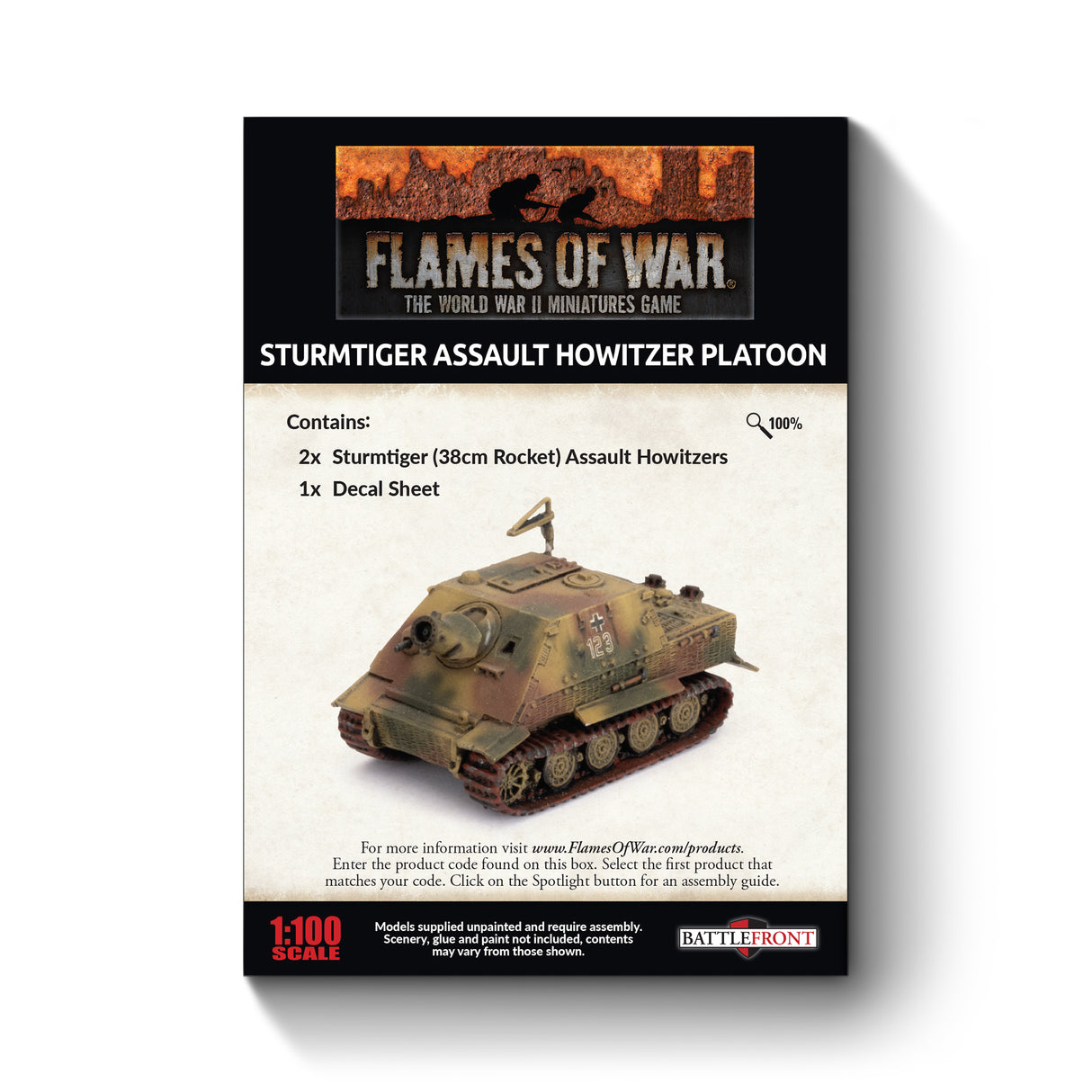 Flames Of War - German: Sturmtiger Assault Howitzer Platoon