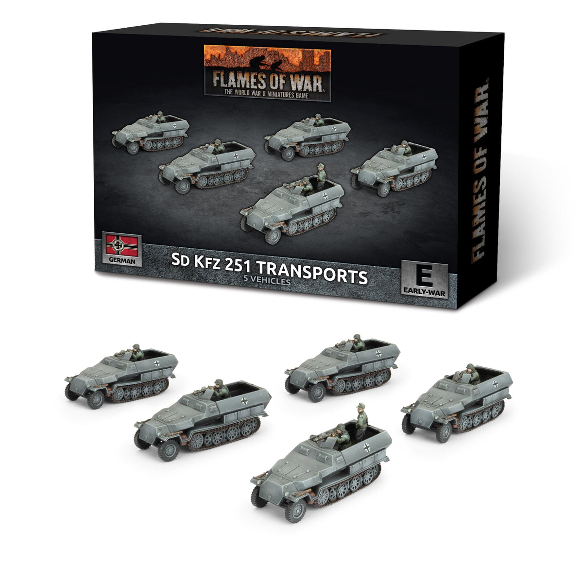 Flames Of War - German: Sd Kfz 251 Transports